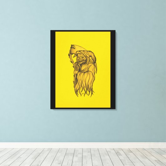 Toile Sensenmann - La mort (Insitu (Plancher de Bois))