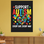 Toile Sensibilisation à l'autisme (Insitu(Salon))