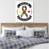 Toile Sensibilisation à l'autisme (Insitu(Chambre))