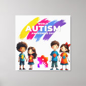 Toile Sensibilisation à l'autisme (Recto)