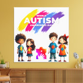 Toile Sensibilisation à l'autisme (Insitu(Salon))