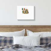 Toile Sensibilisation sur l'autisme de Pâques Rabbit Piè (Insitu(Chambre))