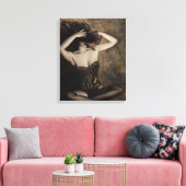 Toile Sensualité en Sepia - Autoportrait (Insitu(Salon))