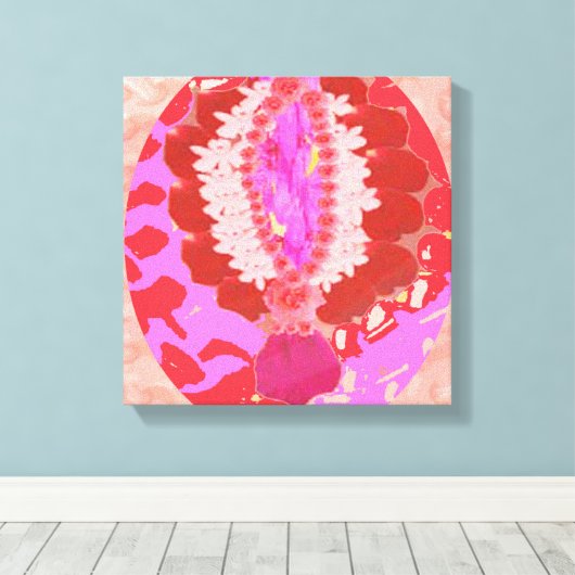 Toile Sensuel - RedRose roseRose Petal conception (Insitu (Plancher de Bois))