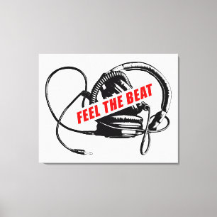 Toile Sentez la musique : Concept Graphic Print