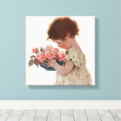 Toile Sentez Les Roses (Insitu (Plancher de Bois))