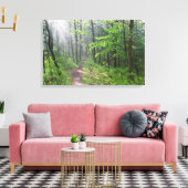 Toile Sentier brumeux de la forêt à Castle Mound (Insitu(Salon))