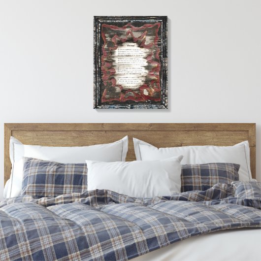 Toile Sentiments (Insitu(Chambre))