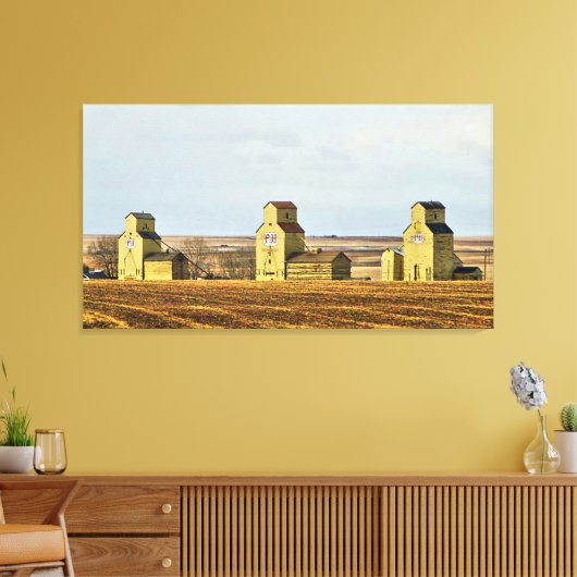 Toile Sentinelles des Prairies Mossleigh Alberta Canvas (Insitu(Salon))