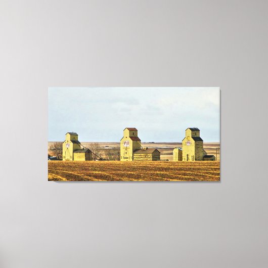 Toile Sentinelles des Prairies Mossleigh Alberta Canvas  (Recto)