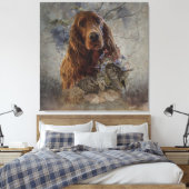 Toile Séparateur irlandais avec bécasse (Insitu(Chambre))