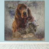 Toile Séparateur irlandais avec bécasse (Insitu (Plancher de Bois))