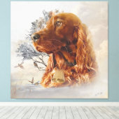 Toile Séparateur irlandais avec faisan (Insitu (Plancher de Bois))