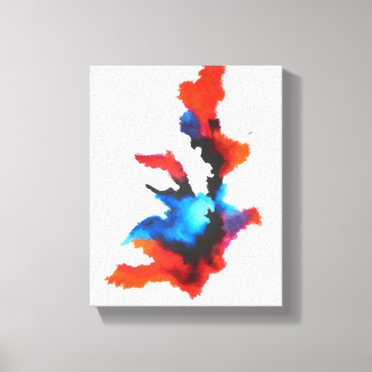 Toile Sepia Art Abstrait Expressionnisme Acrylique Peint (Recto)