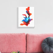 Toile Sepia Art Abstrait Expressionnisme Acrylique Peint (Insitu(Salon))