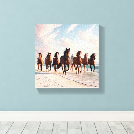 Toile sept chevaux (Insitu (Plancher de Bois))