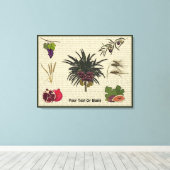 Toile Sept espèces (Insitu (Plancher de Bois))