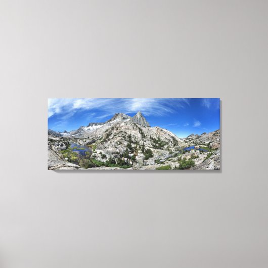 Toile Sept pignons sur sept pignons Lacs - Sierra (Recto)