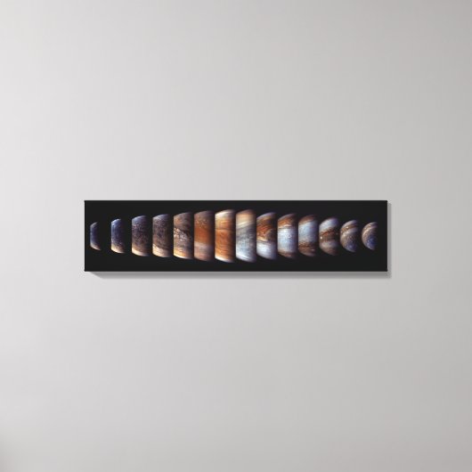 Toile Séquence d'approche de la sonde spatiale Juno vers (Recto)