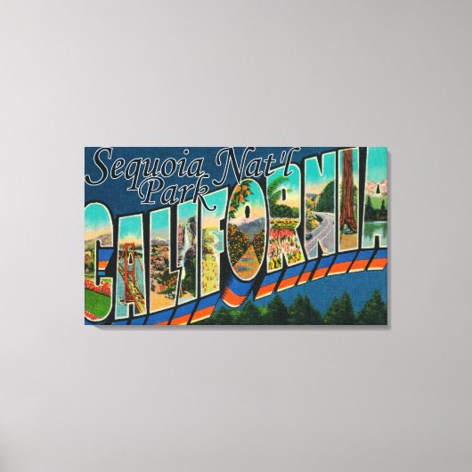 Toile Sequoia Nat'l Park, Californie (Recto)