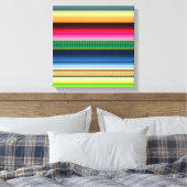 Toile Serape de couverture traditionnelle mexicaine (Insitu(Chambre))