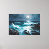 Toile Sérénade de minuit : Marée lunaire (Recto)
