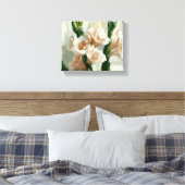 Toile Serene Gladiolus Blooms (Insitu(Chambre))
