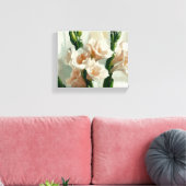 Toile Serene Gladiolus Blooms (Insitu(Salon))