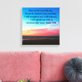 TOILE SERENE ISAIAH 41:10 PHOTO DU LEVER (Insitu(Salon))