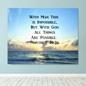 TOILE SERENE MATTHEW 19:26 PHOTO DESIGN (Insitu (Plancher de Bois))