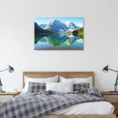 Toile Serene Mountain Lake Reflection (Insitu(Chambre))