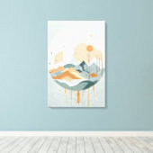 Toile "Serene Mountain Reflection" (Insitu (Plancher de Bois))