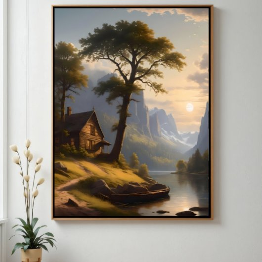Toile Serene Refuge Stretted Canvas Print