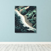 Toile Serene Shores (Insitu (Plancher de Bois))