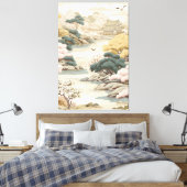 Toile Serene Tranquillité thème japonais (Insitu(Chambre))