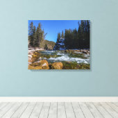 Toile Sérénité au 5e pont - rivière Athabasca (Insitu (Plancher de Bois))