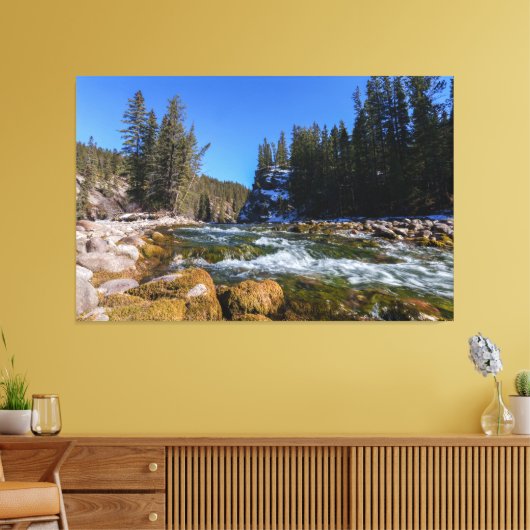 Toile Sérénité au 5e pont - rivière Athabasca (Insitu(Salon))