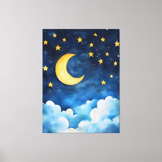 Toile Sérénité Céleste (Recto)