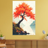Toile Sérénité d'automne (Insitu(Salon))