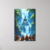 Toile Sérénité des cinq moines (Recto)