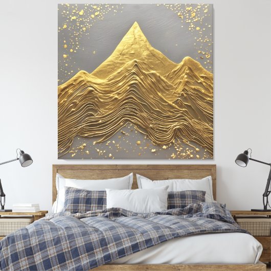 Toile Sérénité d'or (Insitu(Chambre))