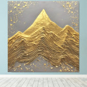 Toile Sérénité d'or (Insitu (Plancher de Bois))