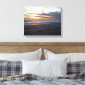 Toile Sérénité du rivage au coucher du soleil Oiseau en (Insitu(Chambre))
