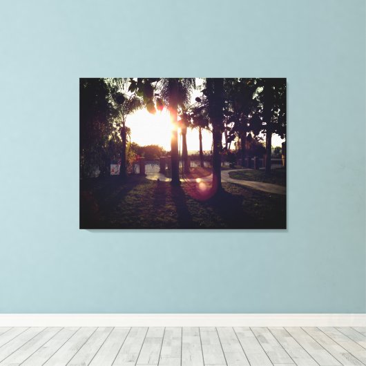 Toile Sérénité éclairée (Insitu (Plancher de Bois))