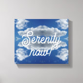 Toile Sérénité maintenant ! (Recto)