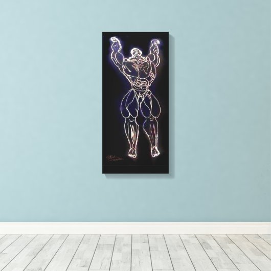 Toile Sergio Oliva (Insitu (Plancher de Bois))