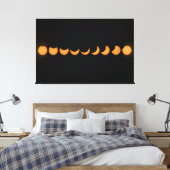 Toile Série de progression d'éclipse solaire partielle (Insitu(Chambre))