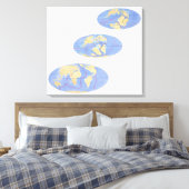 Toile Série d'illustrations de la Terre (Insitu(Chambre))