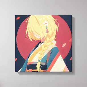 Toile Série inspirée d'anime 5 Entre saisons
