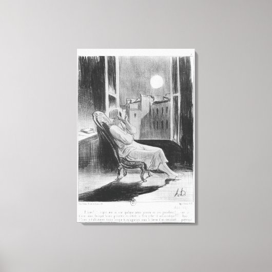 Toile Série "Les Bas-Bleus", O Moon (Recto)